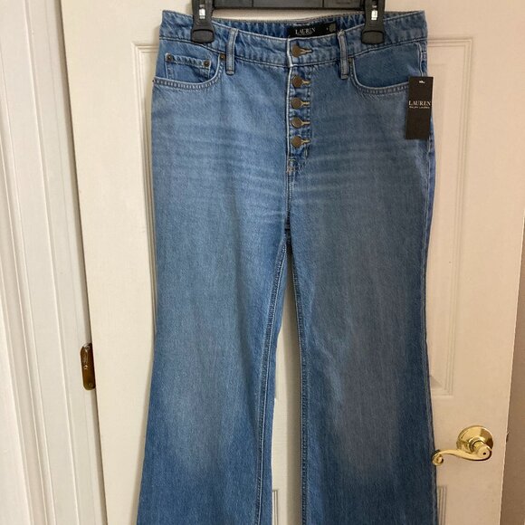 New Ralph Lauren High Rise Flare Jeans 8 - Picture 4 of 11